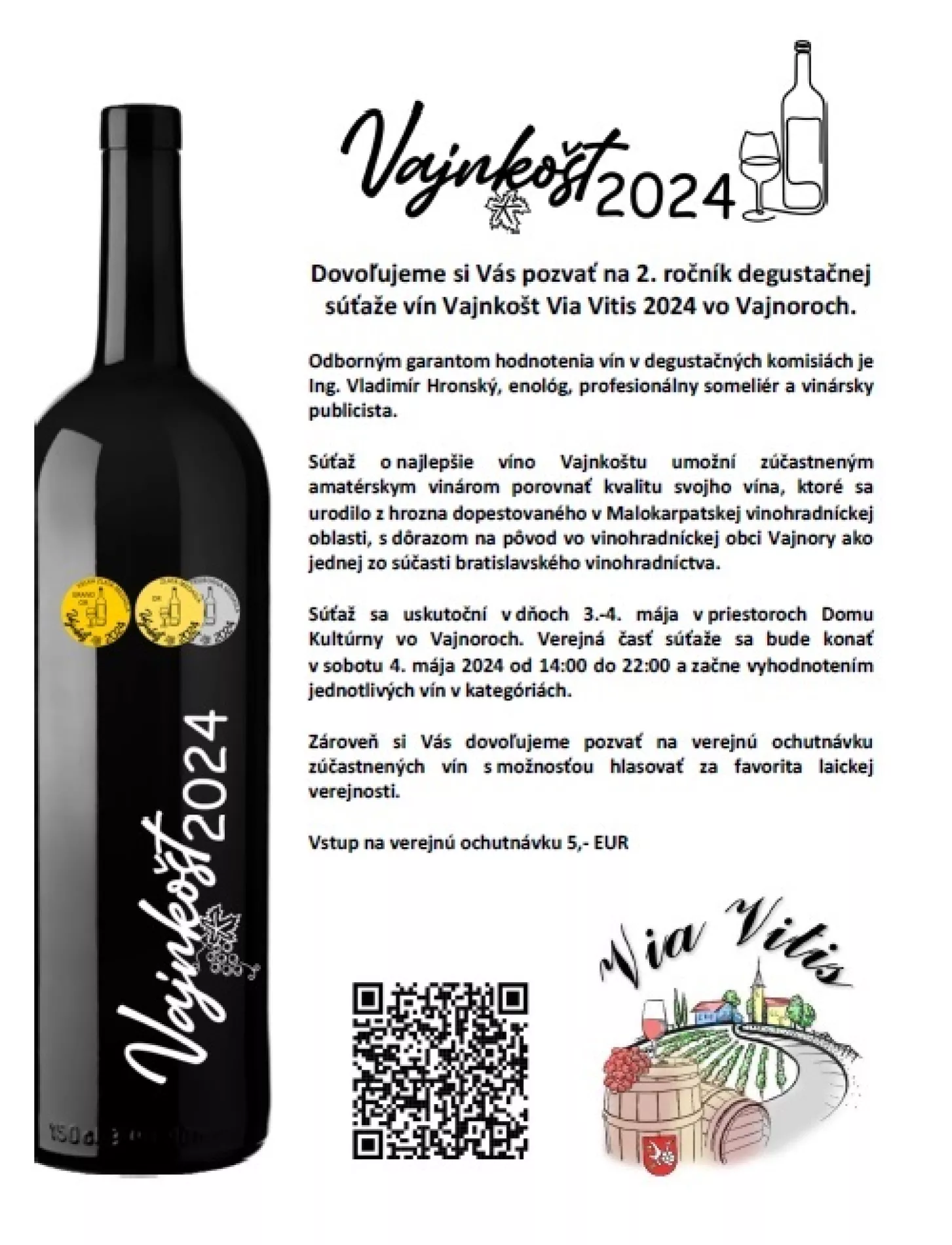 Vajnkošt 2024 pre všetkých vinárov z Vajnor!