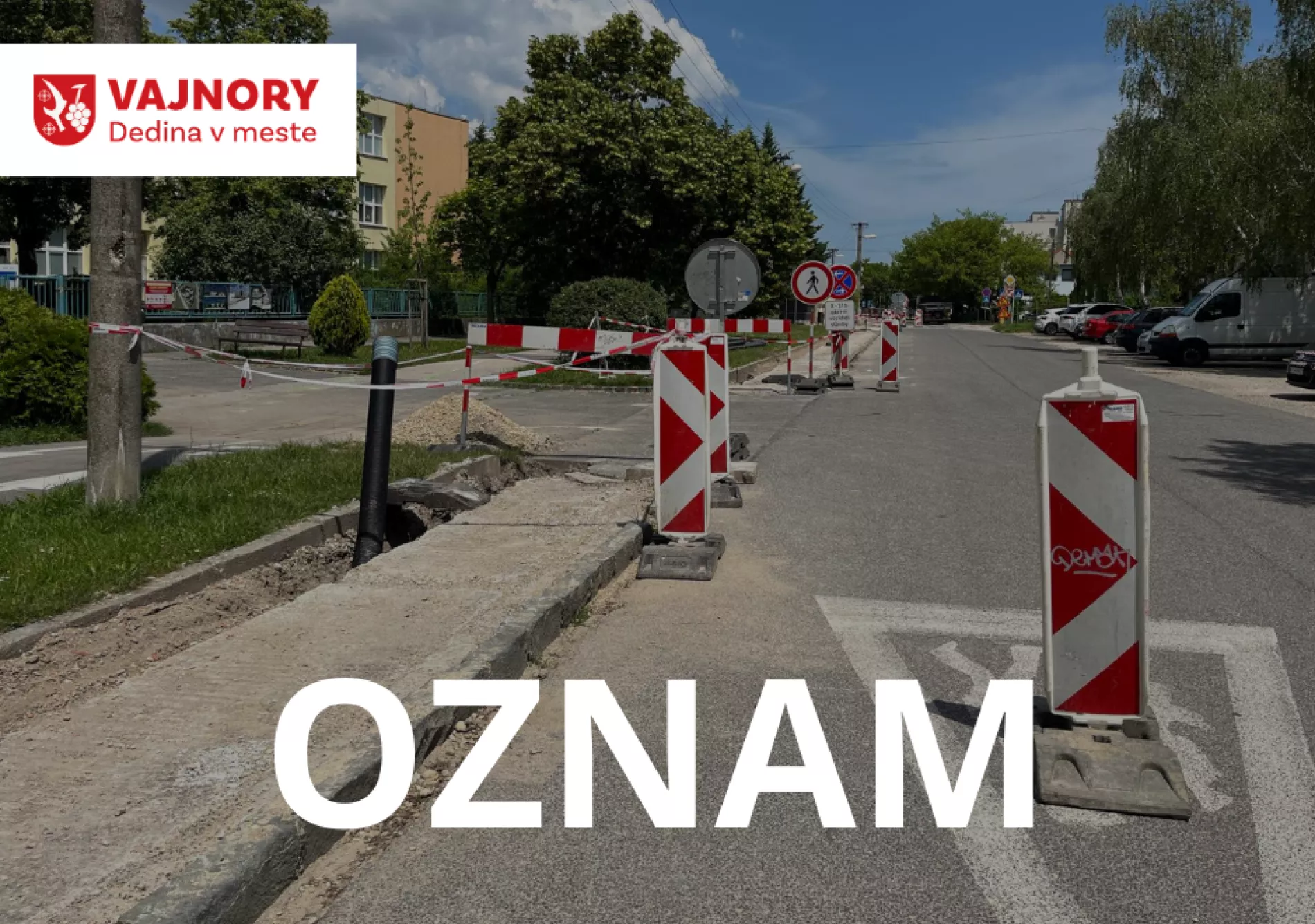 Rozkopávka na ulici Osloboditeľská