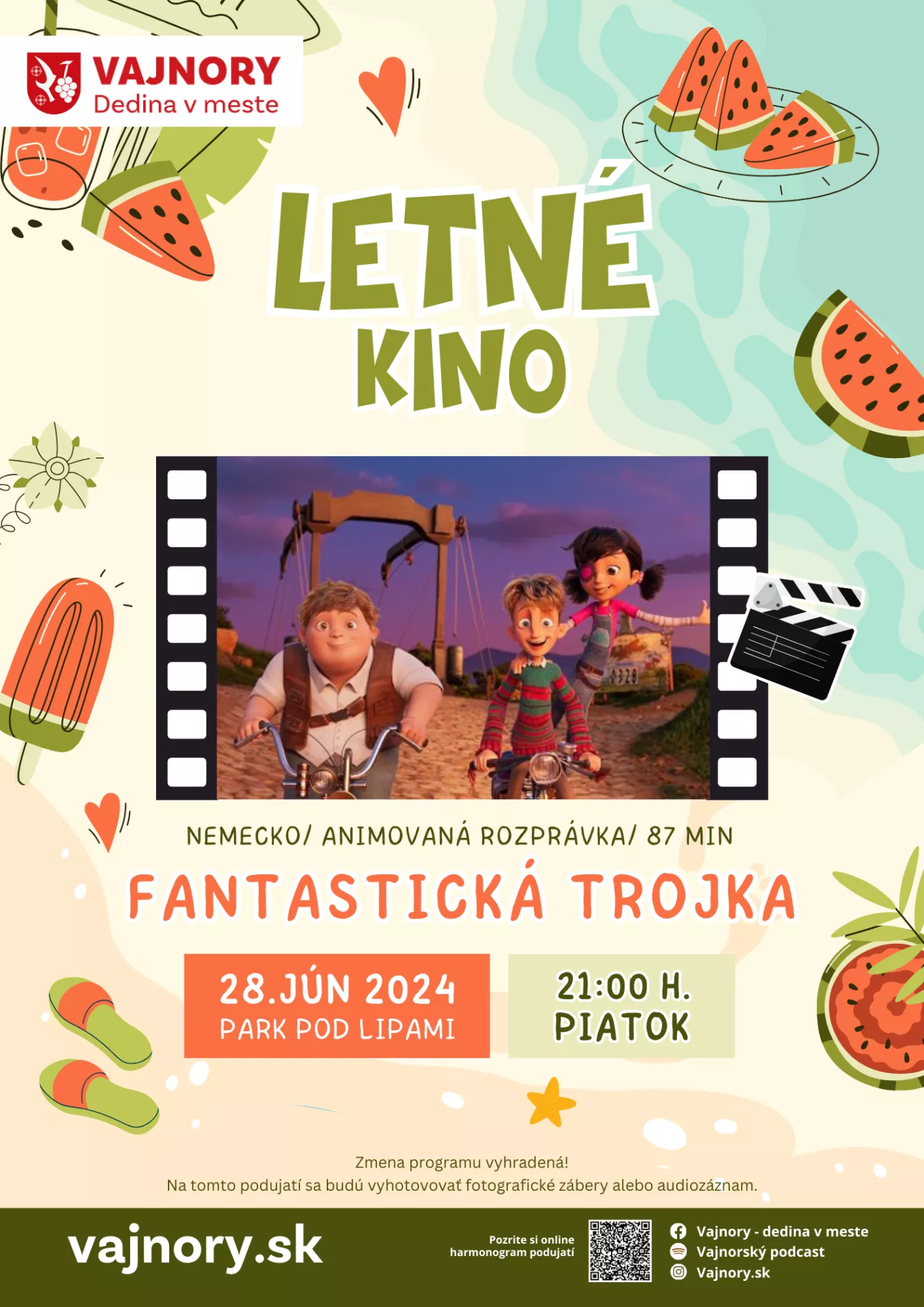 Letné kino - Fantastická trojka