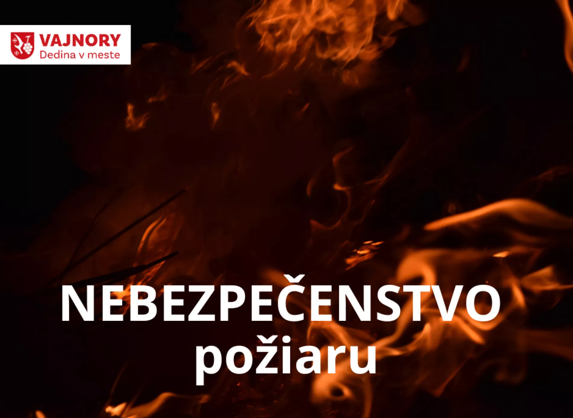 Zvýšené nebezpečenstvo vzniku lesného požiaru