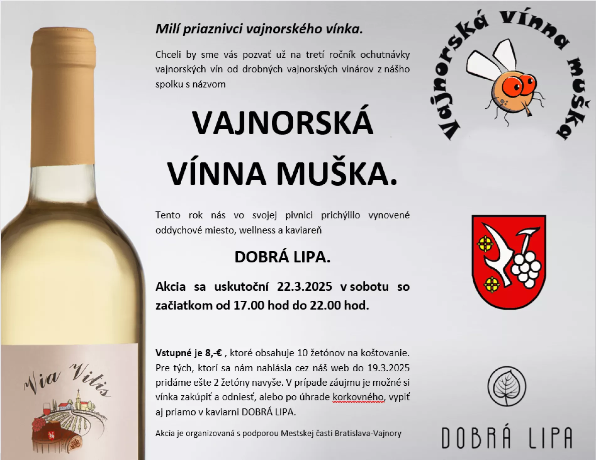 🍷 VAJNORSKÁ VÍNNA MUŠKA 2025 🍷