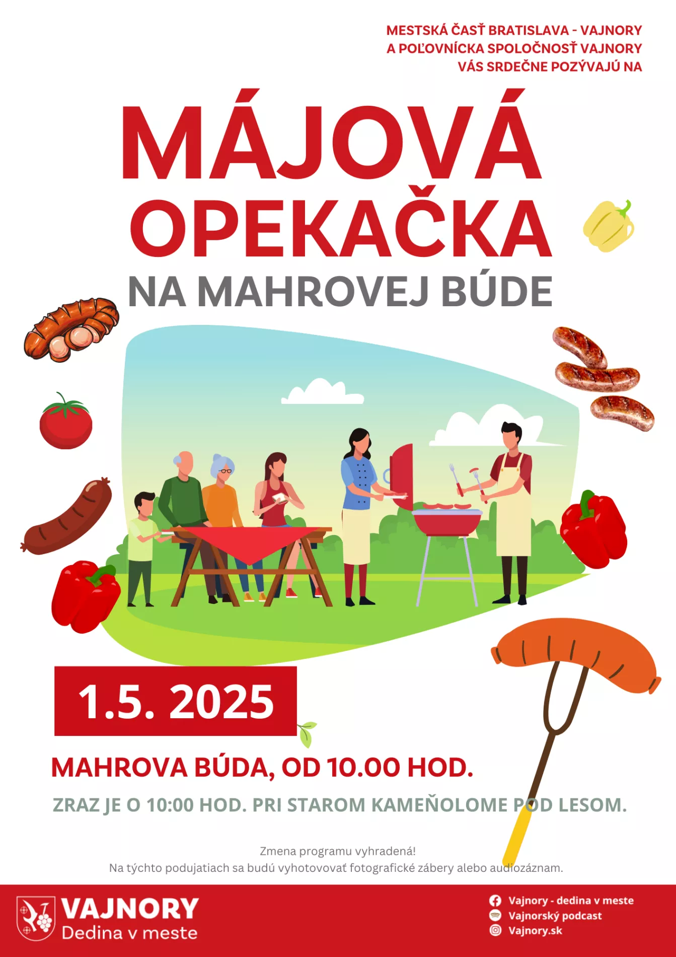 Májová opekačka na Mahrovej búde
