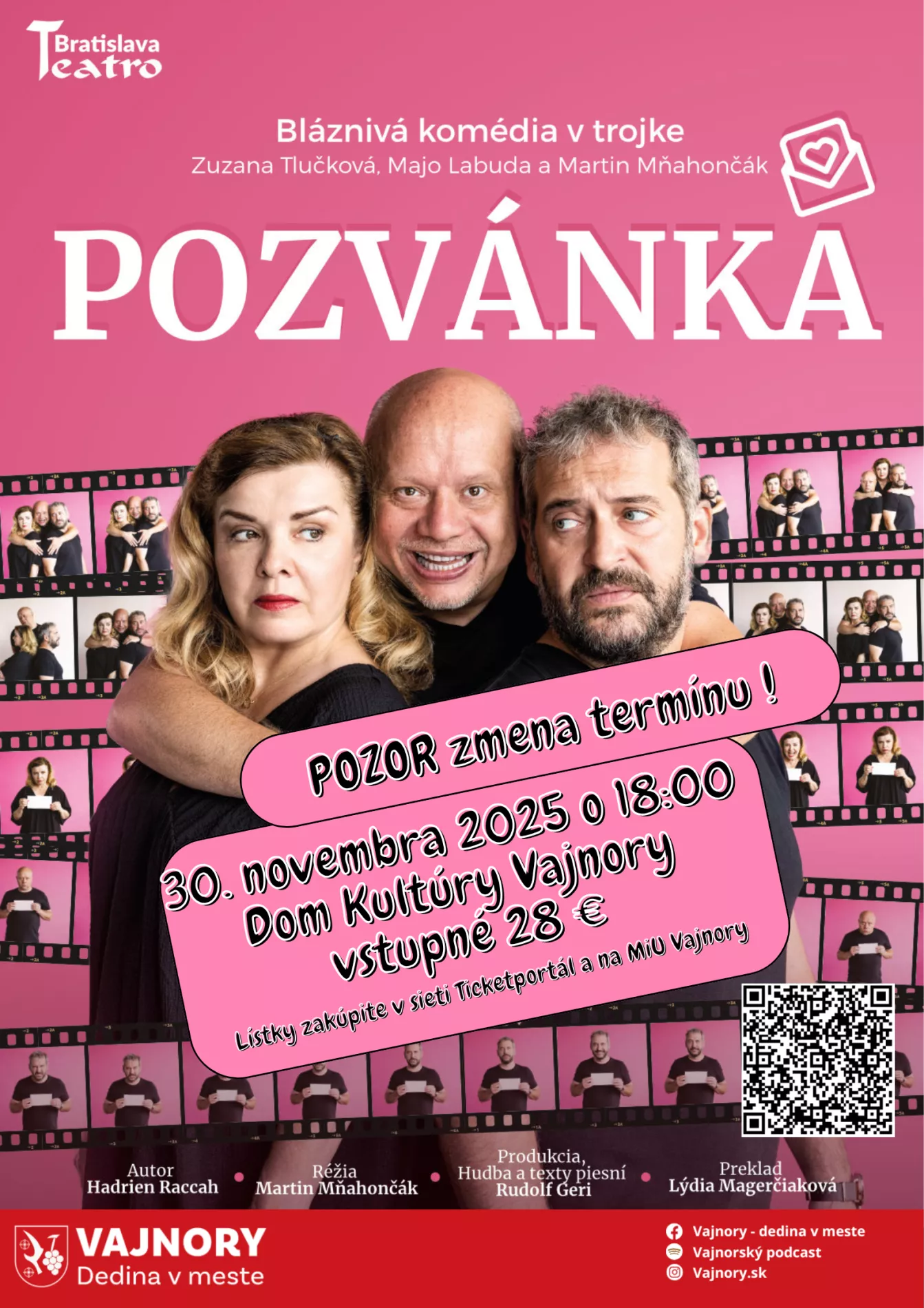 Divadelné predstavenie POZVÁNKA