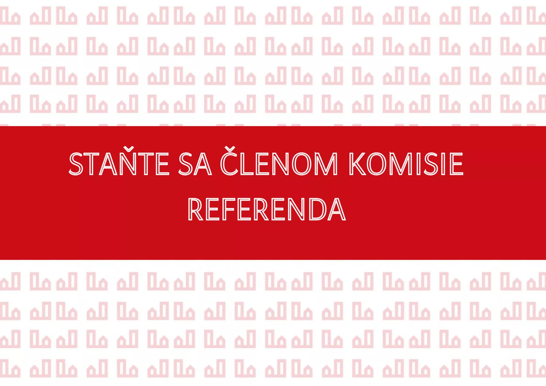 Staňte sa členom komisie referenda 2026