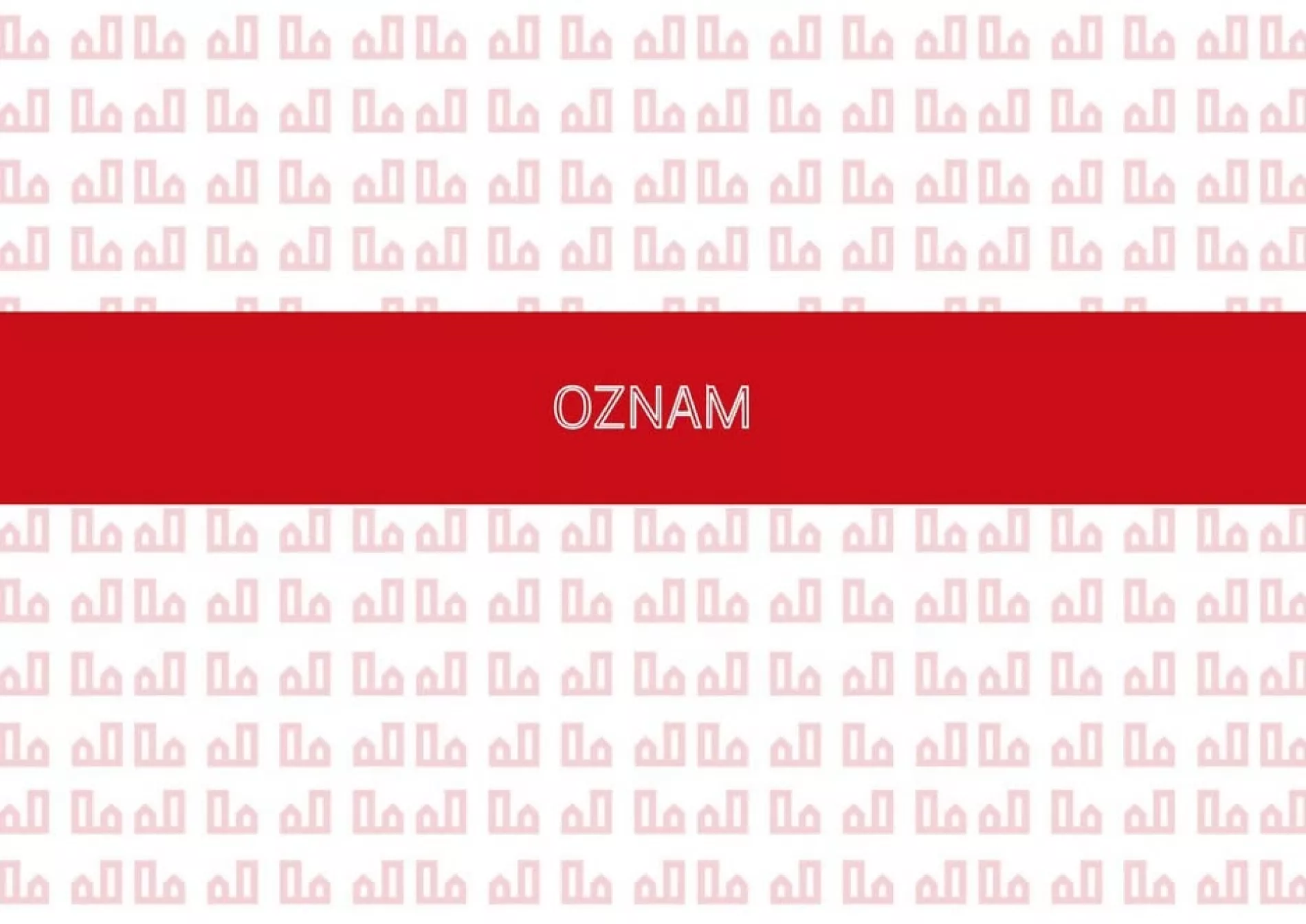 Oznam o zákaze parkovania na Tomanovej ulici