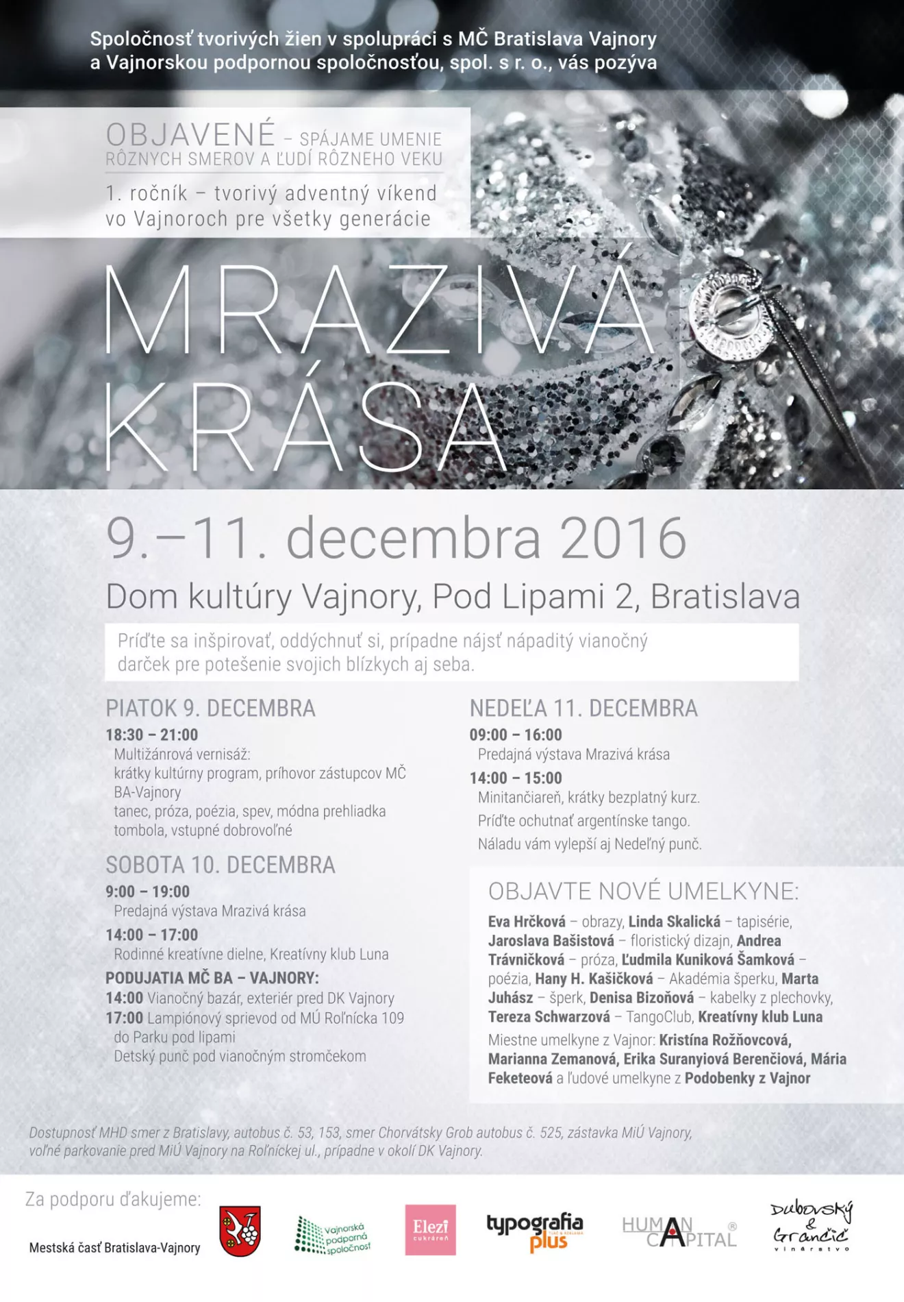 Mrazivá krása 9. - 11. decembra 2016