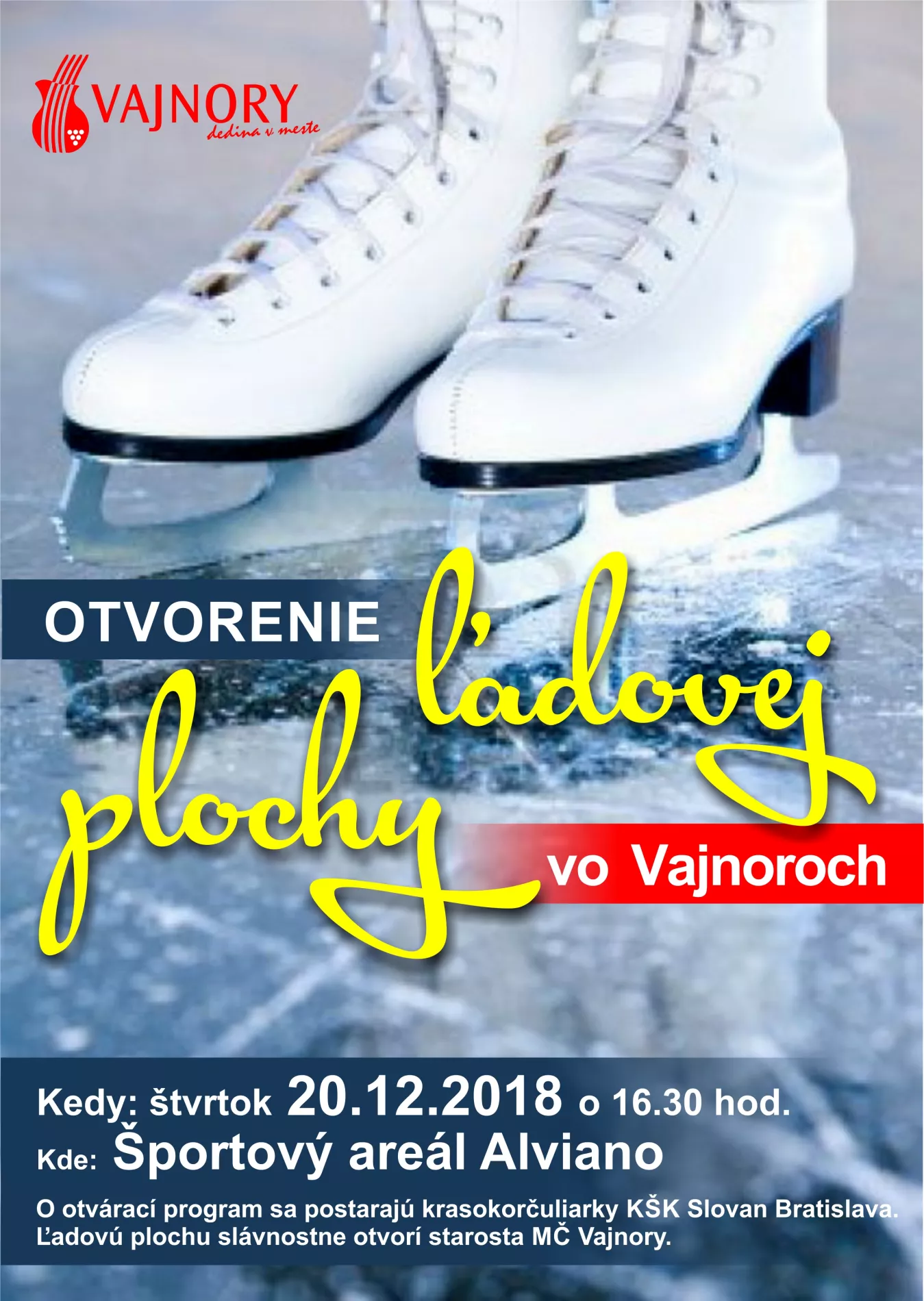 Otvorenie ľadovej plochy 20. december 2018