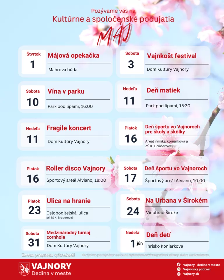 MÁJ VO VAJNOROCH