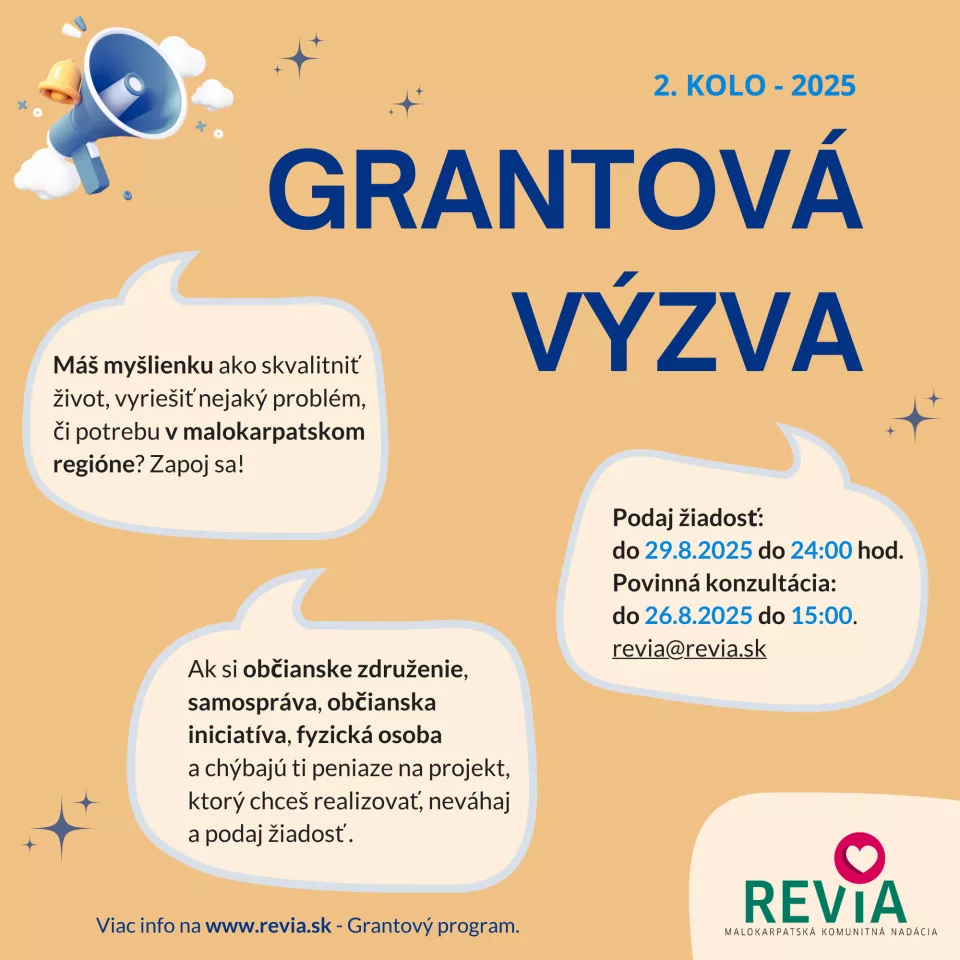 Grantový program - výzva 