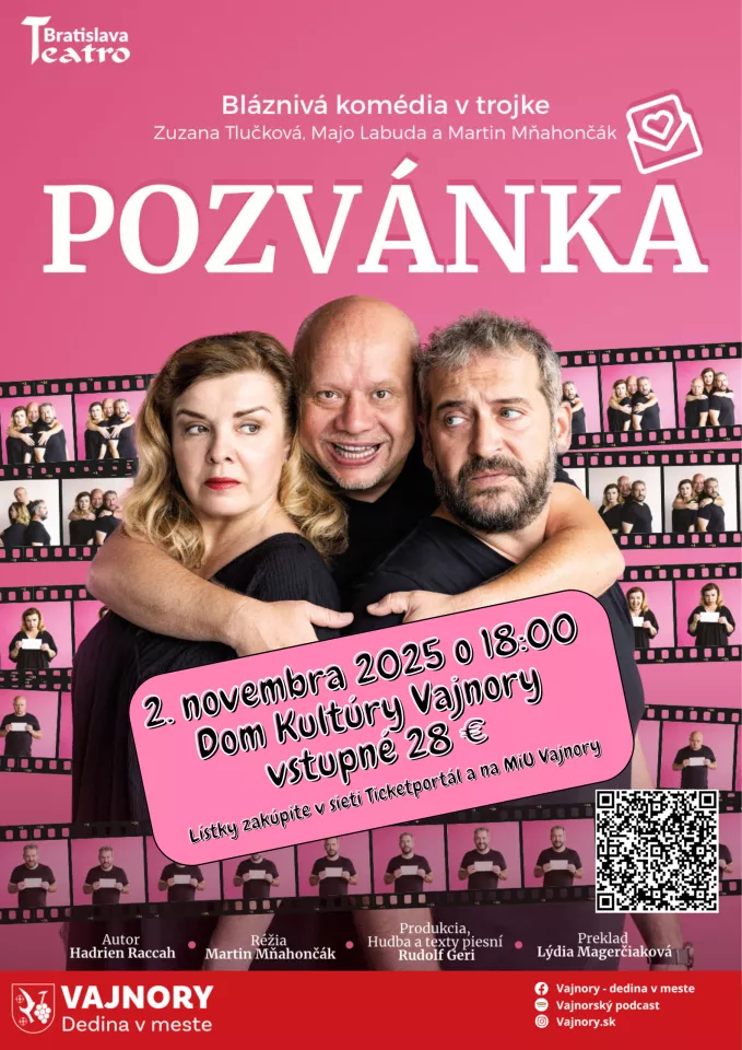 Divadelné predstavenie POZVÁNKA 