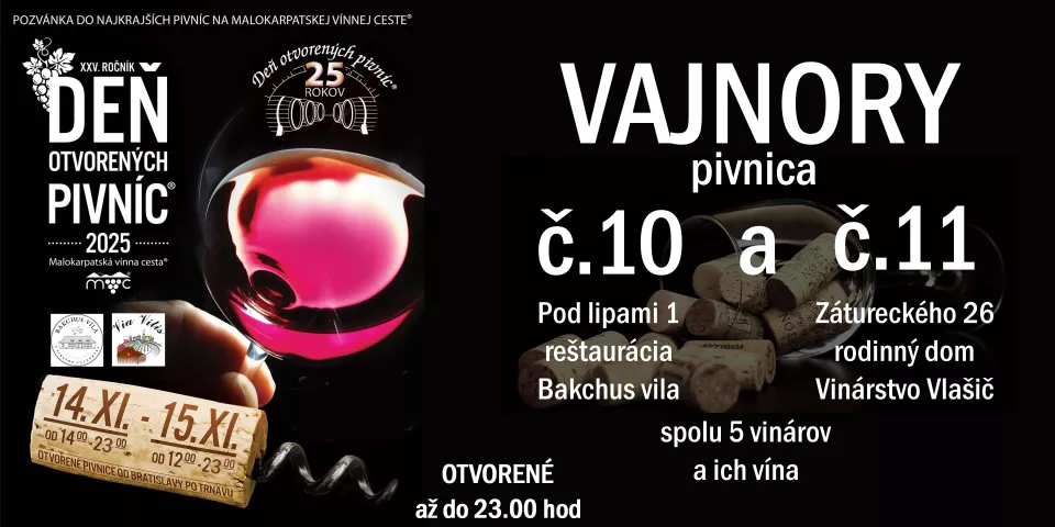 Deň otvorených pivníc vo Vajnoroch