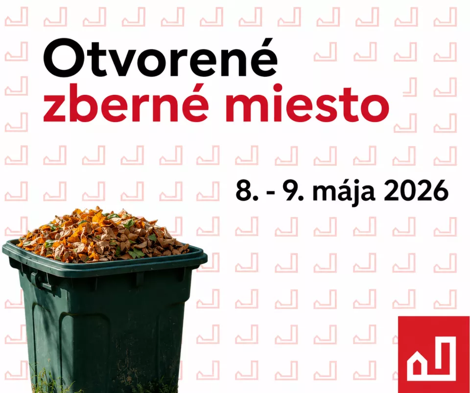 Zberné miesto bude otvorené aj počas štátneho sviatku 8. mája