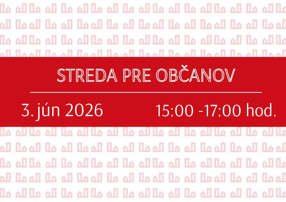 STREDA PRE OBČANOV 