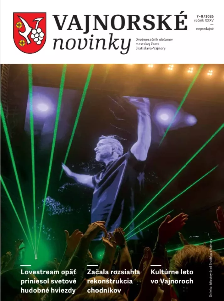 Nové číslo Vajnorských noviniek tento týždeň vo vašich schránkach