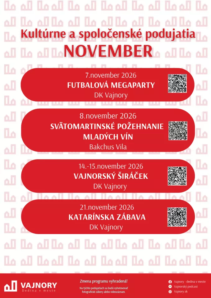November vo Vajnoroch