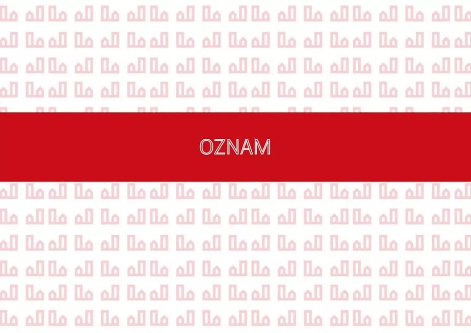 Oznam o zákaze parkovania na Tomanovej ulici