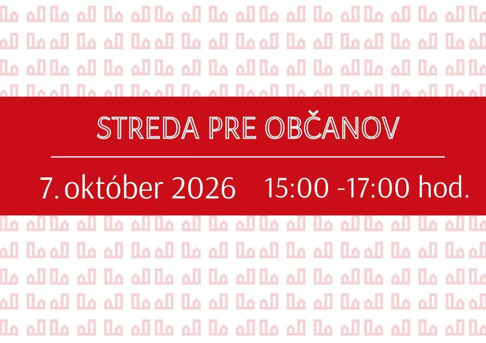STREDA PRE OBČANOV