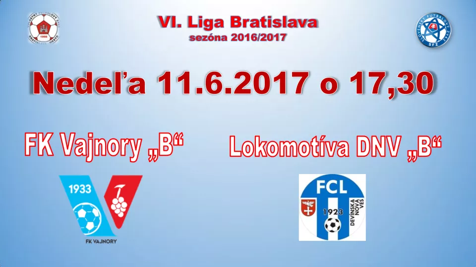 Futbalový zápas 11.6.2017