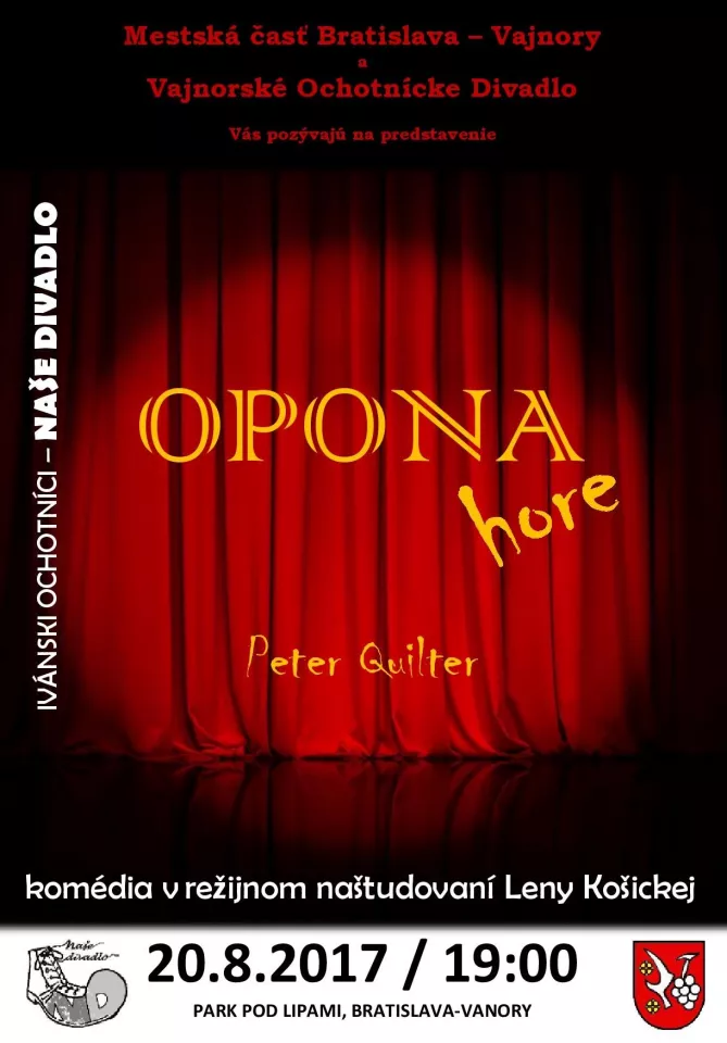 Pozývame vás na divadelné predstavenie