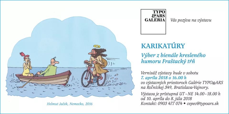 „Karikatúry – výber z bienále kresleného humoru Fraštacký tŕň“ 7.apríl 2018