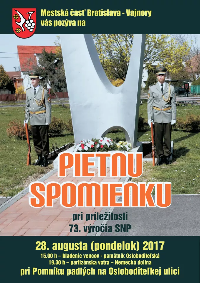 Pripomíname si 73. výročie SNP
